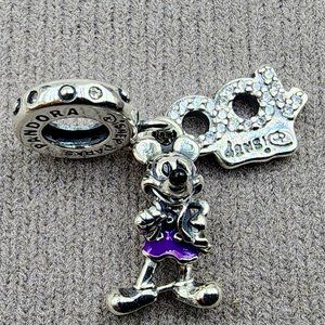 Pandora Disney Parks 100 Years Of Wonder Mickey Mouse Dangle Charm